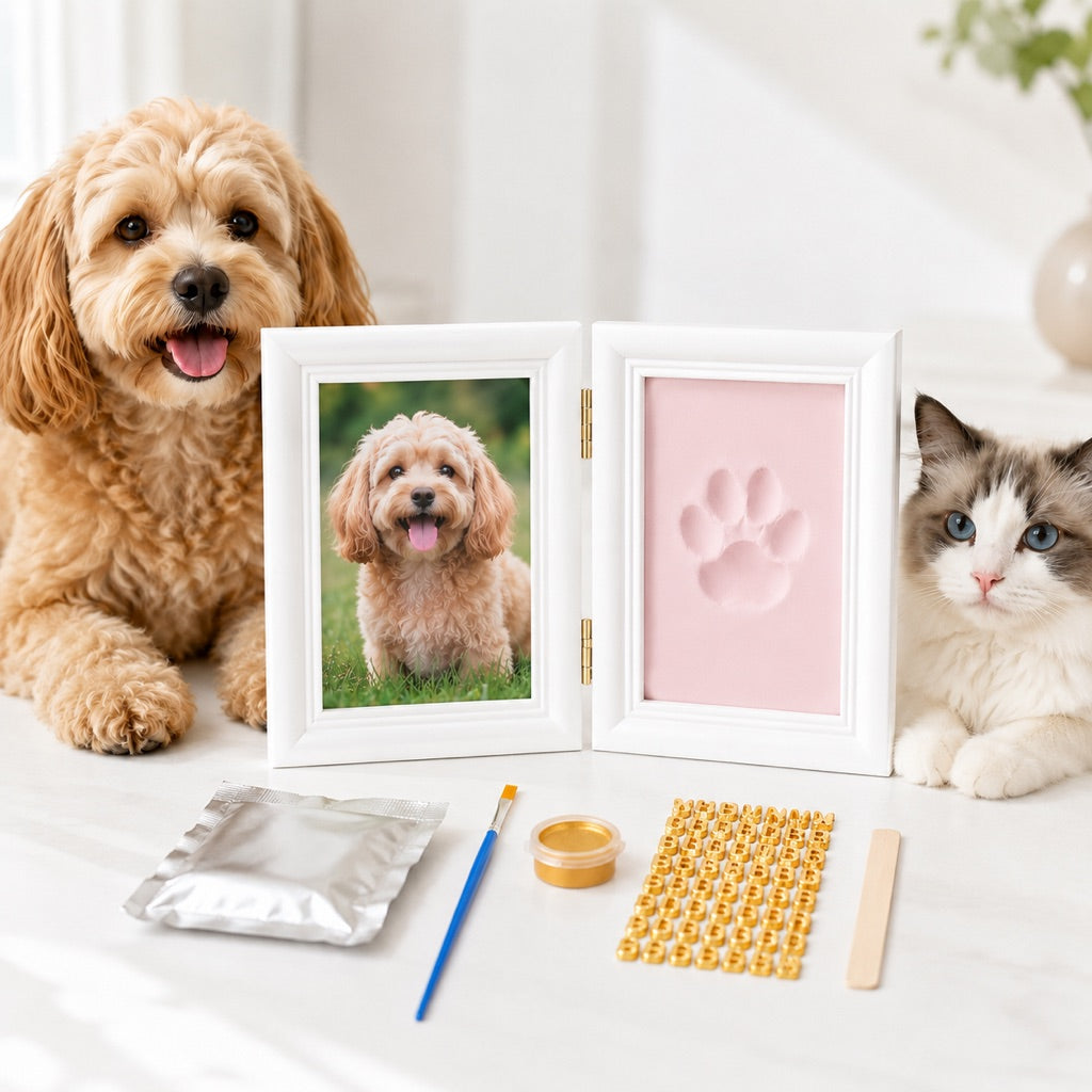 Pet loss sympathy gift frame for dog and cat memories