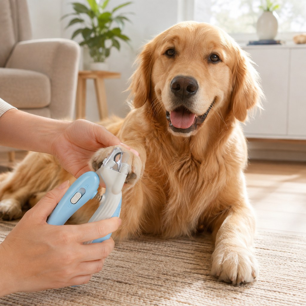 Paws in Awe Pet Nail Clippers for At-Home Grooming – LED Guard & Mini Styles for Cleaner, Easier Dog & Cat Nail Trims image 1