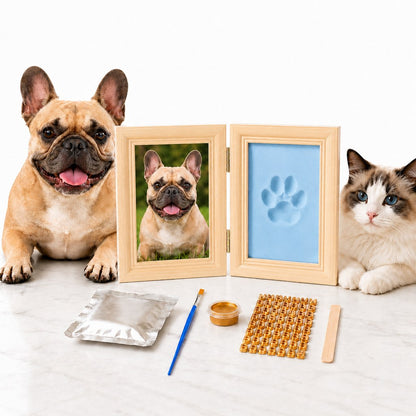 Paws in Awe Pet Paw Print Frame Kit for Dogs & Cats - DIY Keepsake Photo Frame for Home Display, First Paw Memories & Pet Loss Sympathy Gift image 10