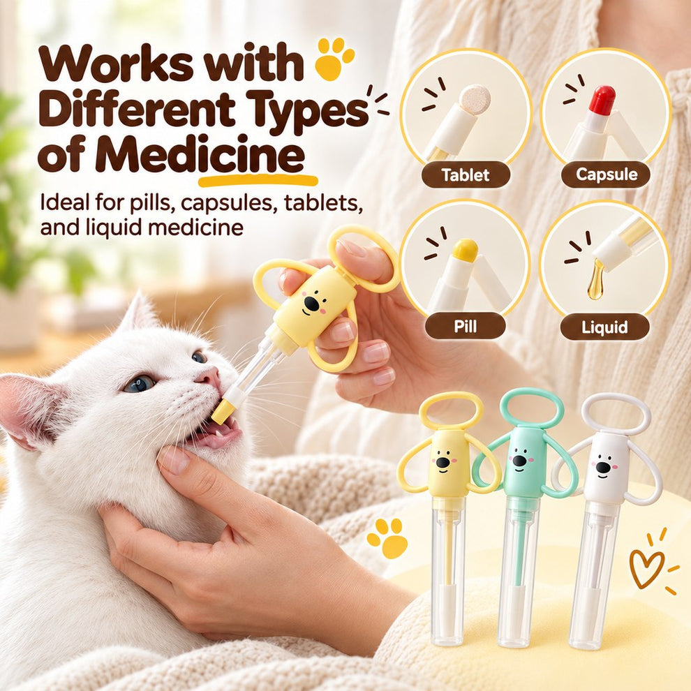 Paws in Awe Pet Pill Dispenser for Cats and Dogs - Easy At-Home Medicine Feeder with Soft Silicone Tips image 3