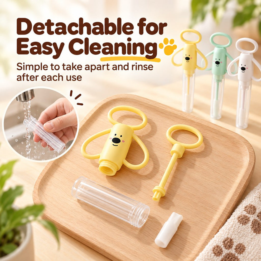 Paws in Awe Pet Pill Dispenser for Cats and Dogs - Easy At-Home Medicine Feeder with Soft Silicone Tips image 6