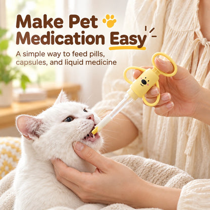 Paws in Awe Pet Pill Dispenser for Cats and Dogs - Easy At-Home Medicine Feeder with Soft Silicone Tips image 2