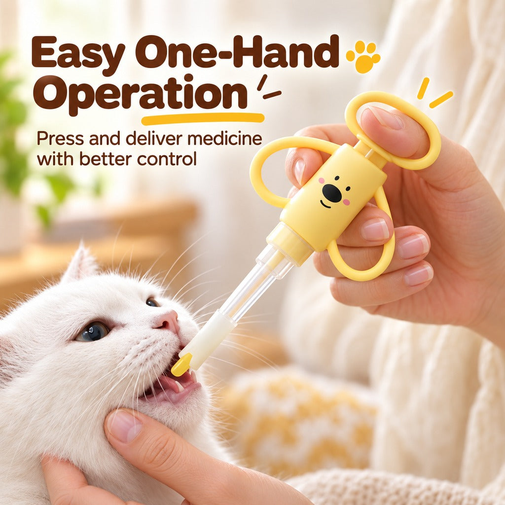 Paws in Awe Pet Pill Dispenser for Cats and Dogs - Easy At-Home Medicine Feeder with Soft Silicone Tips image 7