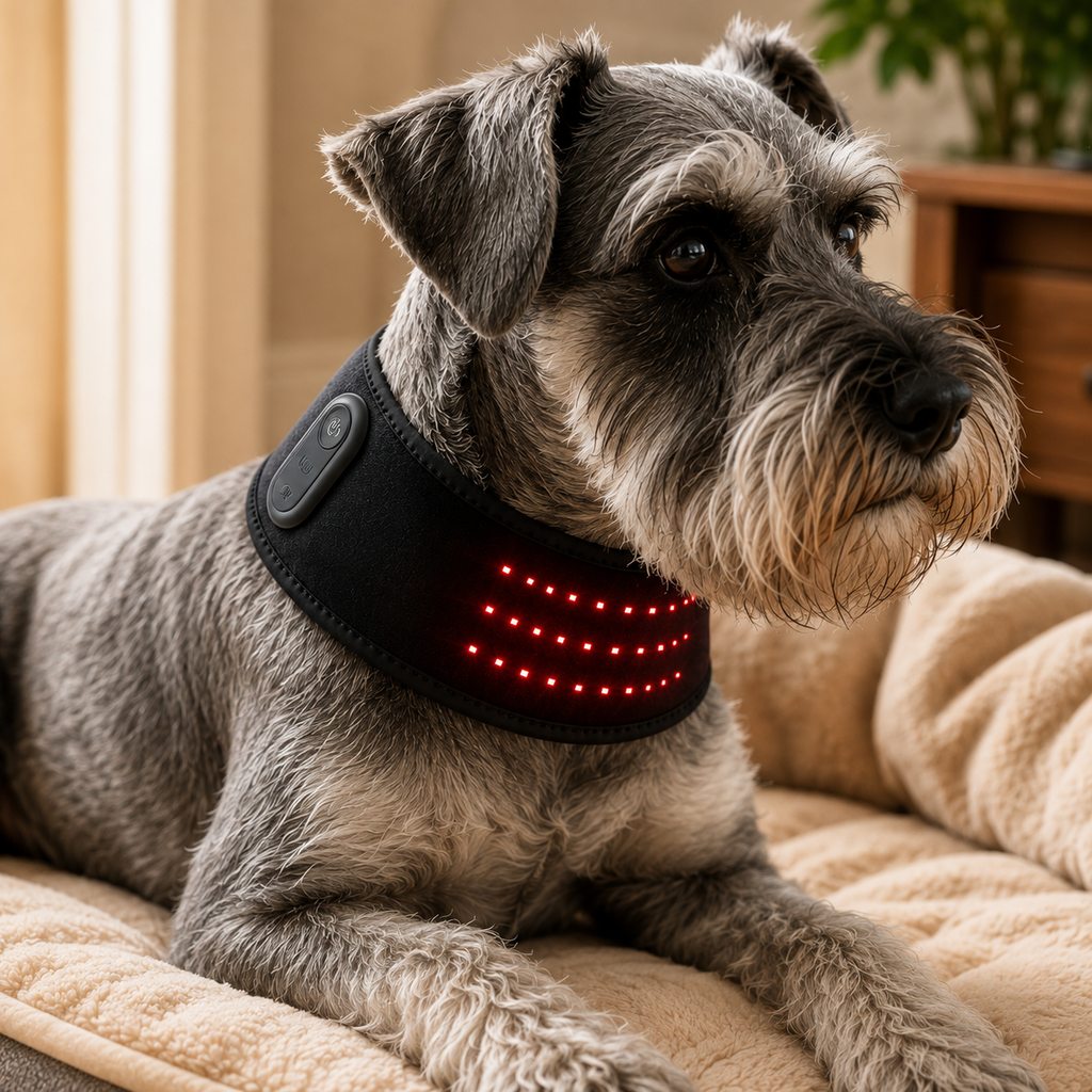 Paws in Awe Pet Red Light Therapy Belt for Dogs & Cats Neck, Waist & Abdomen Comfort Wrap image 1