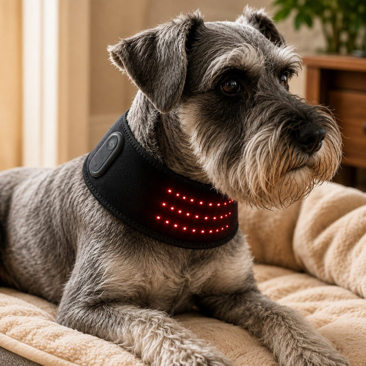 Paws in Awe Pet Red Light Therapy Belt for Dogs & Cats Neck, Waist & Abdomen Comfort Wrap image 1