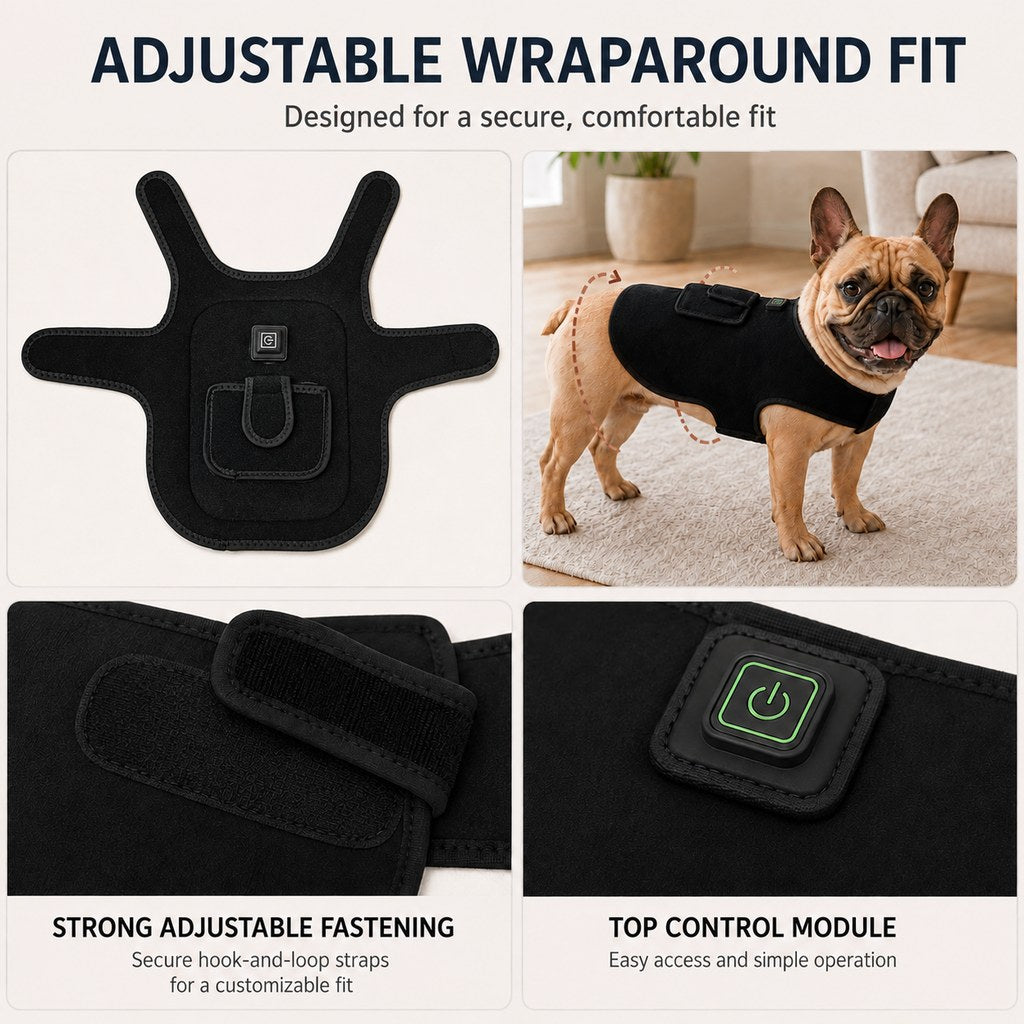 Pet red and near-infrared light wrap lifestyle image
