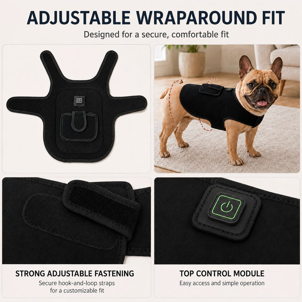 Pet red and near-infrared light wrap lifestyle image