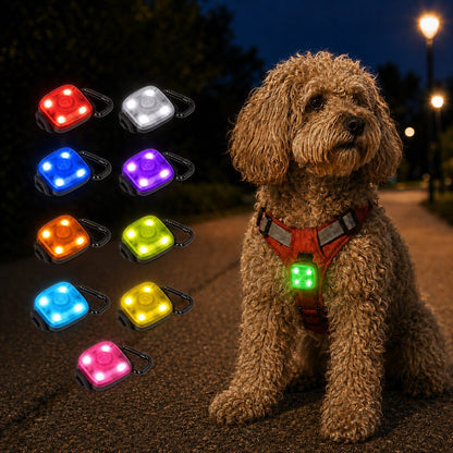 Paws in Awe Clip-On Pet Safety Light for Night Walks - Helps Dogs & Cats Stay Visible After Dark image 12