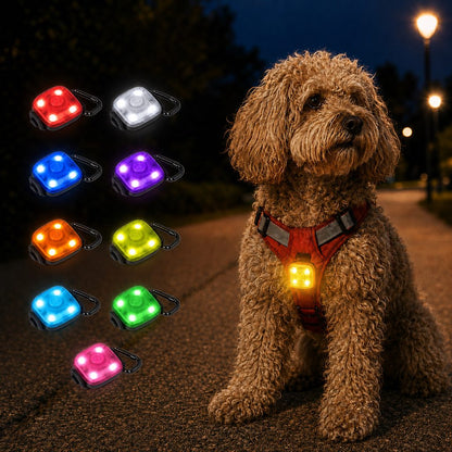 Paws in Awe Clip-On Pet Safety Light for Night Walks - Helps Dogs & Cats Stay Visible After Dark image 11