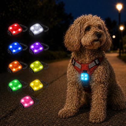 Paws in Awe Clip-On Pet Safety Light for Night Walks - Helps Dogs & Cats Stay Visible After Dark image 13