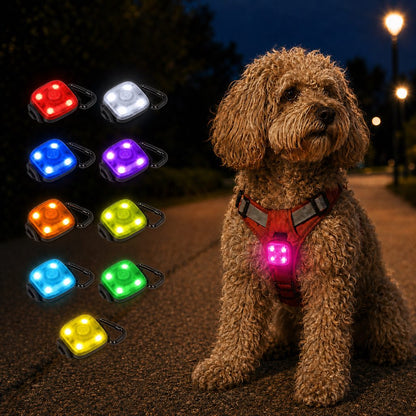 Paws in Awe Clip-On Pet Safety Light for Night Walks - Helps Dogs & Cats Stay Visible After Dark image 10