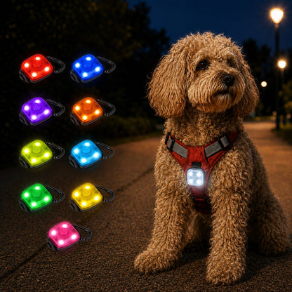 Paws in Awe Clip-On Pet Safety Light for Night Walks - Helps Dogs & Cats Stay Visible After Dark image 18