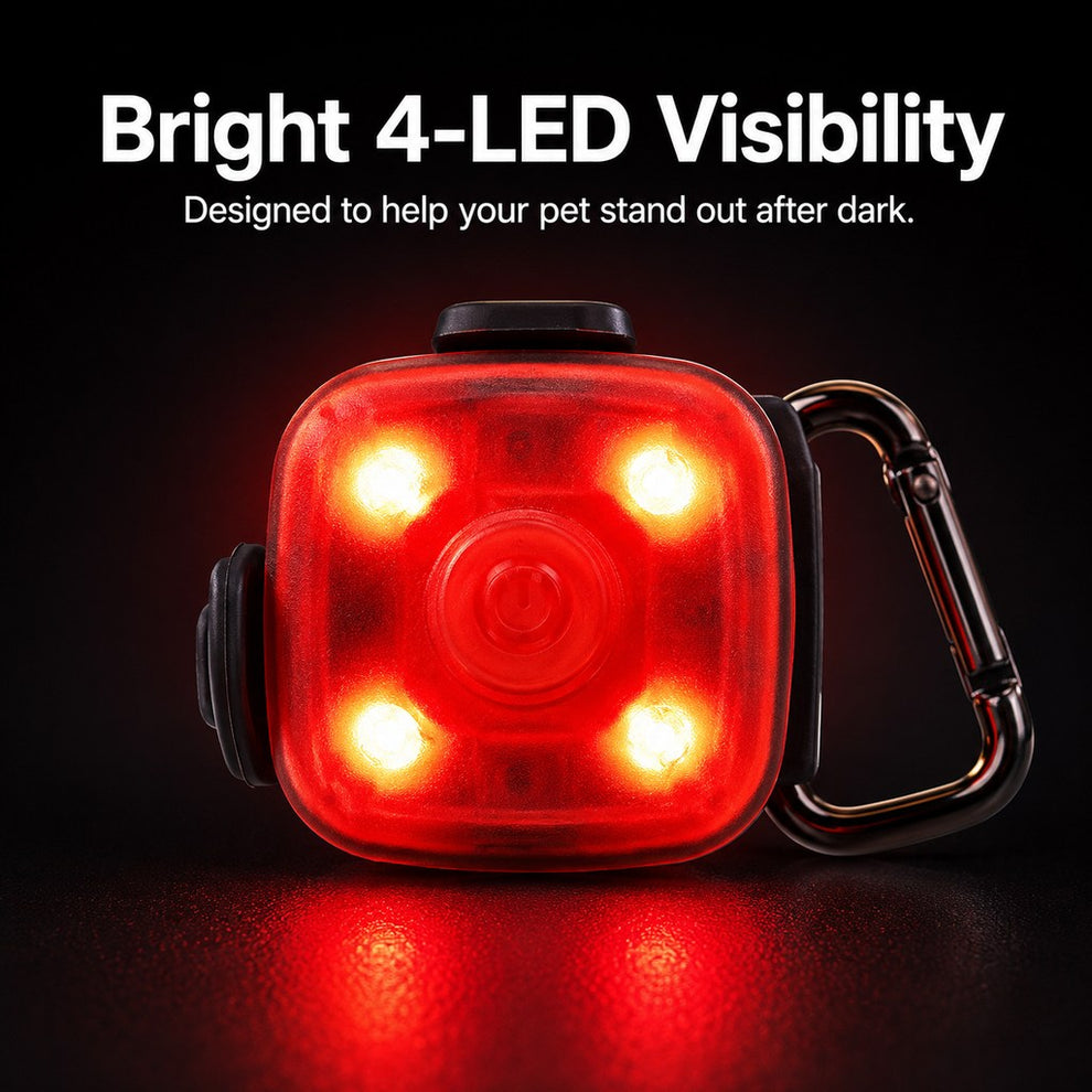 Paws in Awe Clip-On Pet Safety Light for Night Walks - Helps Dogs & Cats Stay Visible After Dark image 8