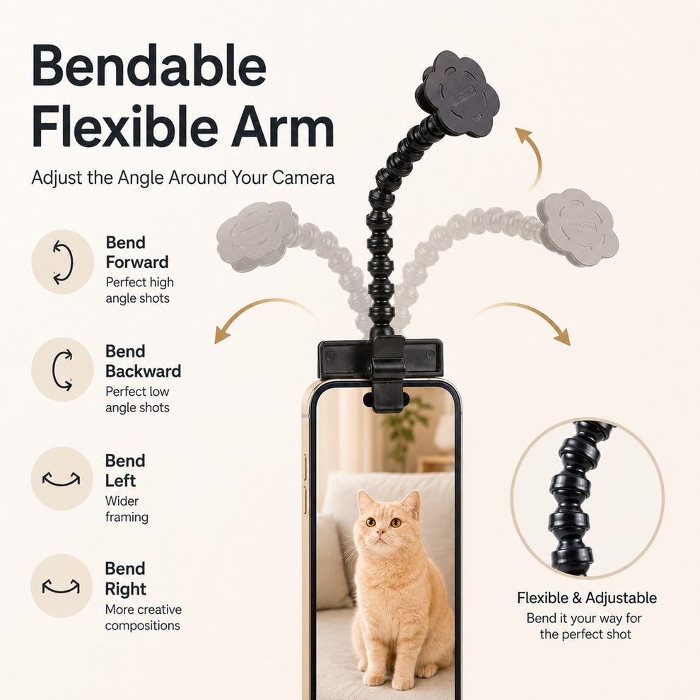 Paws in Awe Pet Selfie Clip for Cat & Dog Photos - Treat Holder Phone Attachment for Pets That Won't Look image 7