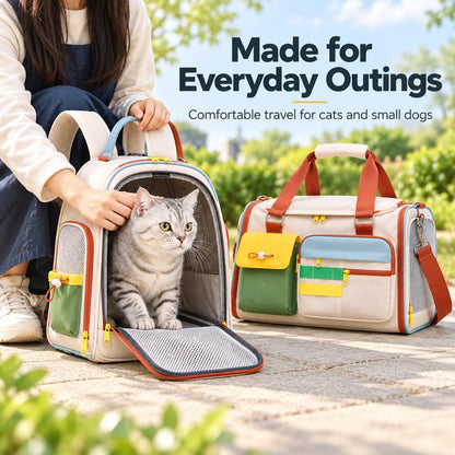 Backpack and shoulder bag carriers for everyday outings