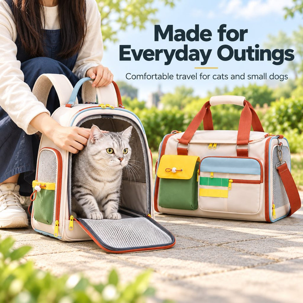 Backpack and shoulder bag carriers for everyday outings