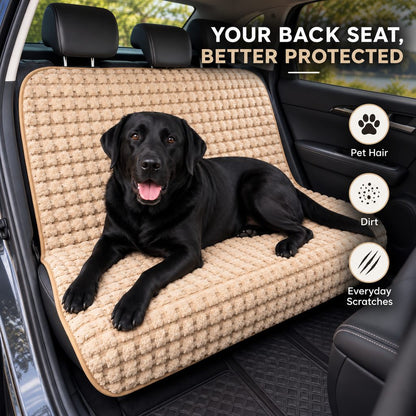 Dog car seat cover for pet hair dirt and everyday scratches