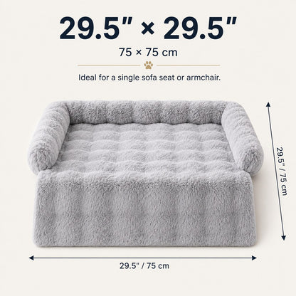 Pet couch cover bed size 29.5 by 29.5 inches