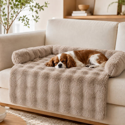 Three-sided bolster pet sofa bed detail