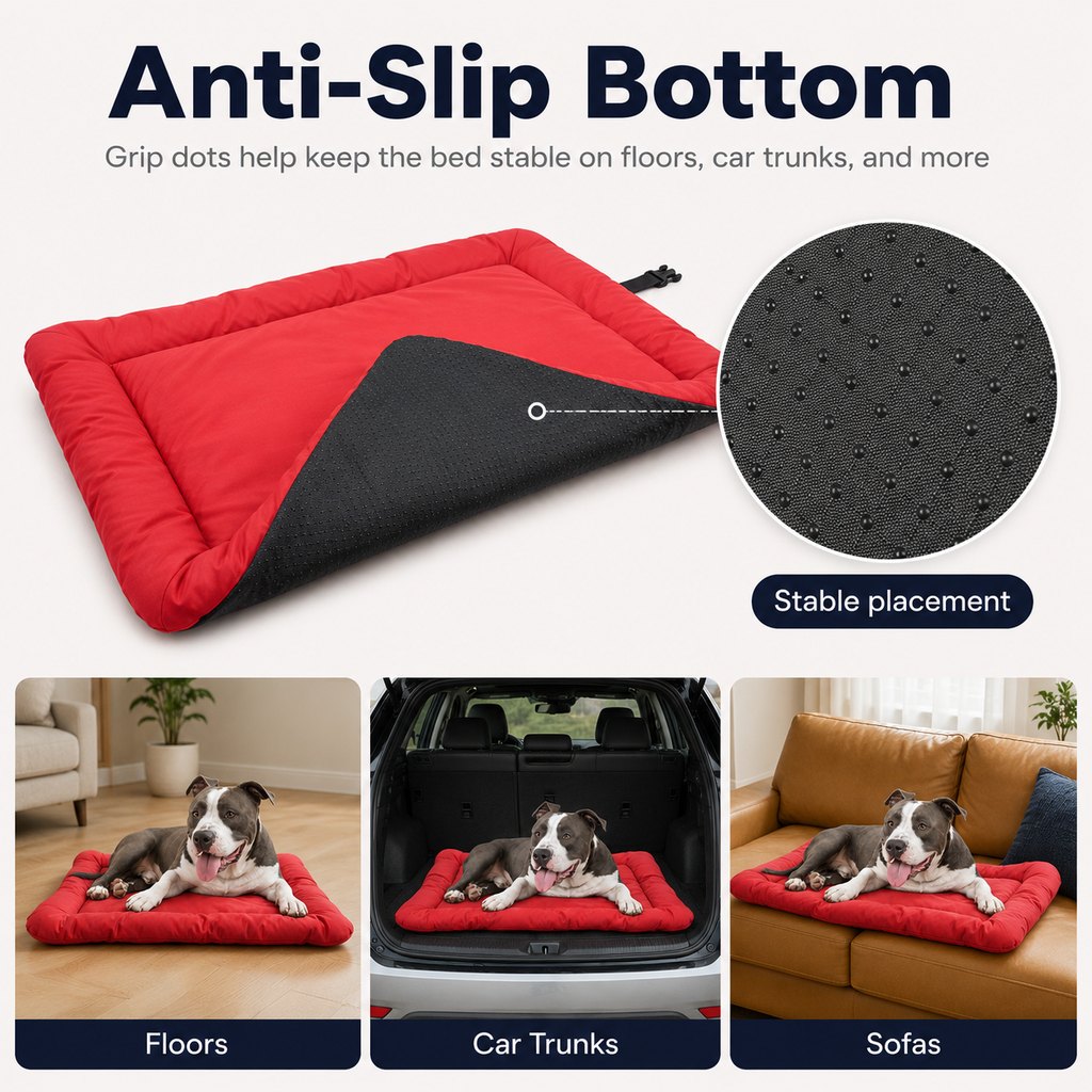 Paws in Awe Portable Outdoor Dog Bed for Camping &Car Travel - Roll-Up Mat for Clean, Comfortable Rest image 7