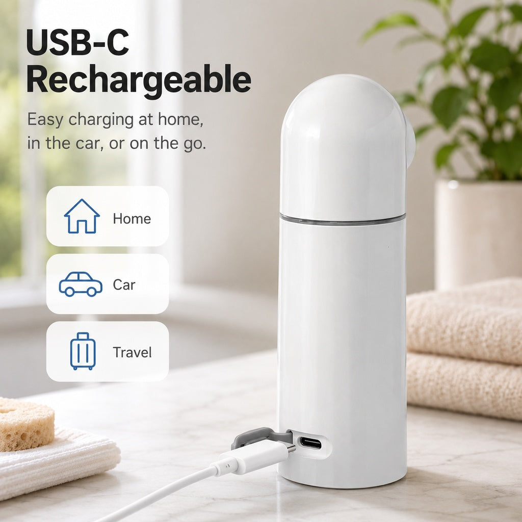 Paws in Awe Portable Pet Rinser for Muddy Paws After Walks - USB-C Rechargeable 2-Mode Dog & Cat Cleaning Sprayer image 6