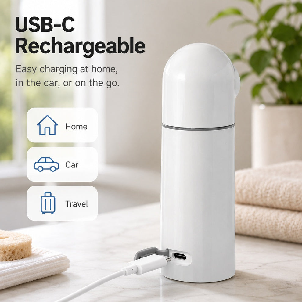 Paws in Awe Portable Pet Rinser for Muddy Paws After Walks - USB-C Rechargeable 2-Mode Dog & Cat Cleaning Sprayer image 6