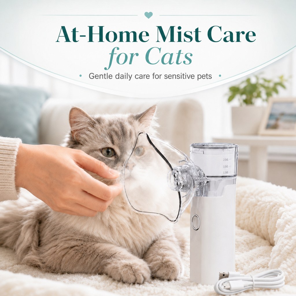 Portable pet mist care kit product image for cats and dogs