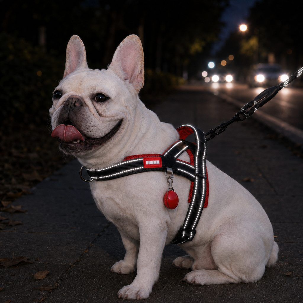 French Bulldog harness and leash set gallery image 5
