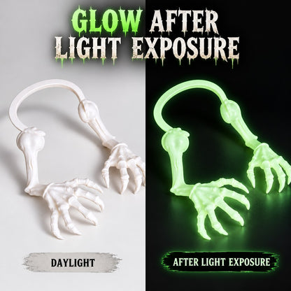glow in the dark skeleton claw pet costume comparison