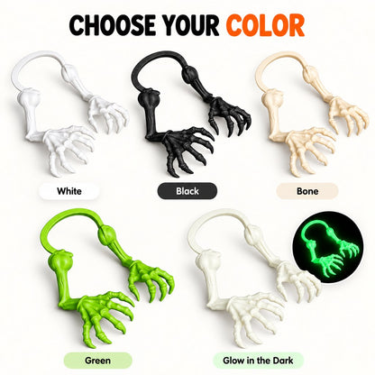 white black bone green and glow skeleton claw colors