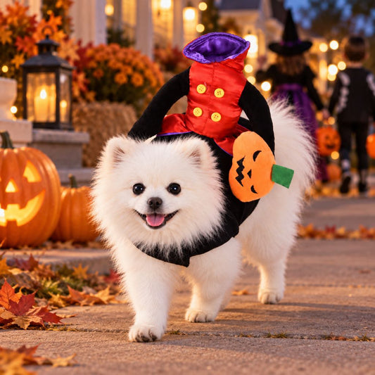 Pumpkin Knight Halloween Dog Costume