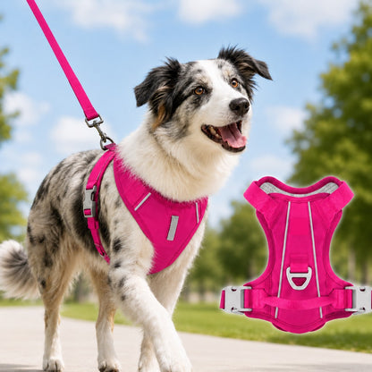 Paws in Awe Reflective Dog Harness for Night Walks, Daily Park Walks & No-Neck-Pull Comfort image 11