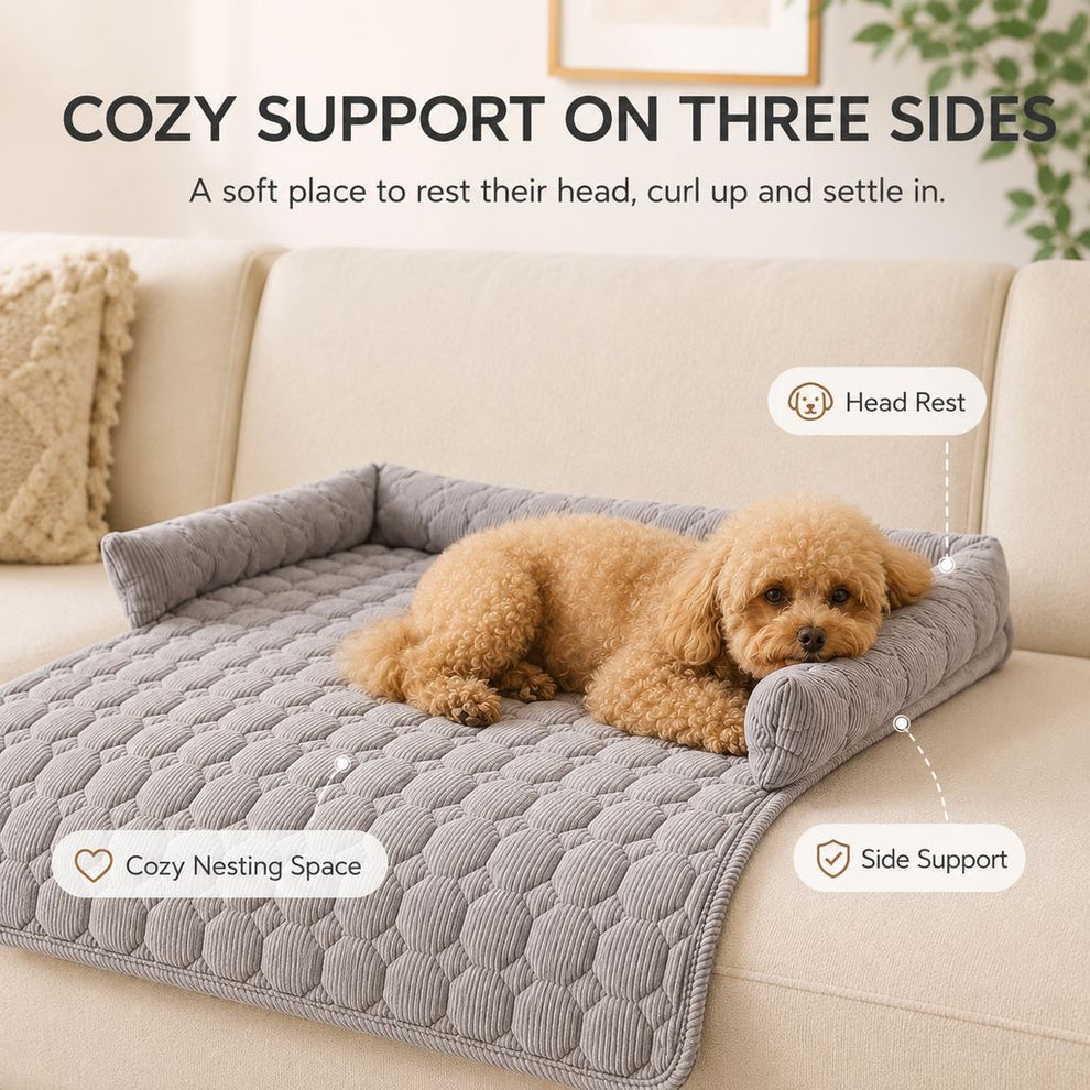 Pebble quilt pet couch bed sofa protector
