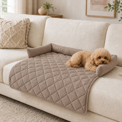 Cozy pet lounging bed for sofa and floor