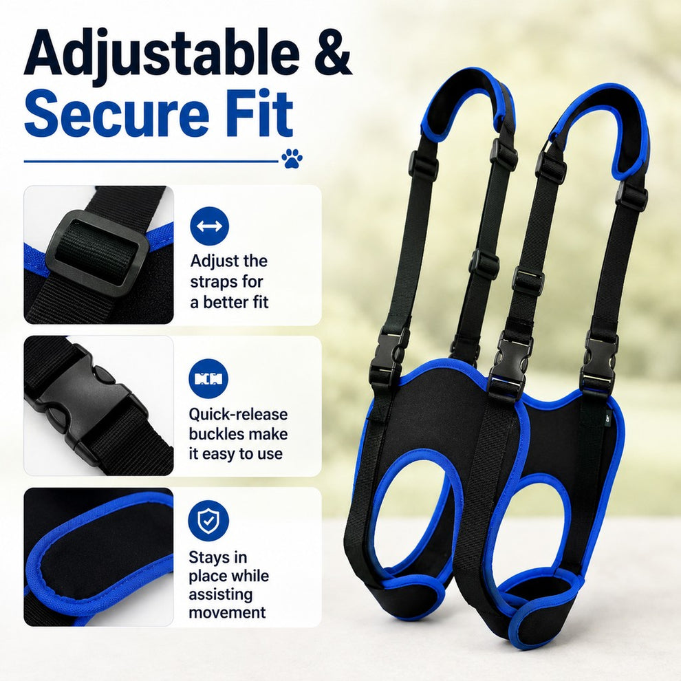 Paws in Awe Rear Leg Support Sling for Dogs - Lift Assist Harness for Senior Dogs on Stairs, Cars & Daily Walks image 5