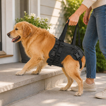 Paws in Awe Rear Support Dog Lift Harness for Stairs, Walks & Recovery - Padded Assist Harness for Senior, Injured & Weak-Hind-Leg Dogs image 12