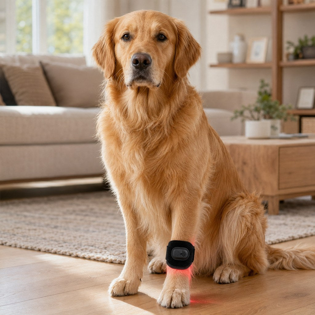 Rechargeable dog red and near-infrared leg wrap main product image