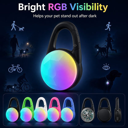 Paws in Awe Rechargeable Clip-On LED Dog Safety Light for Night Walks - Keeps Pets Visible During Evening Walks, Jogging & Outdoor Adventures image 5