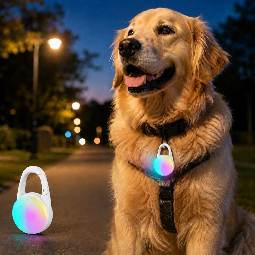 Paws in Awe Rechargeable Clip-On LED Dog Safety Light for Night Walks - Keeps Pets Visible During Evening Walks, Jogging & Outdoor Adventures image 18