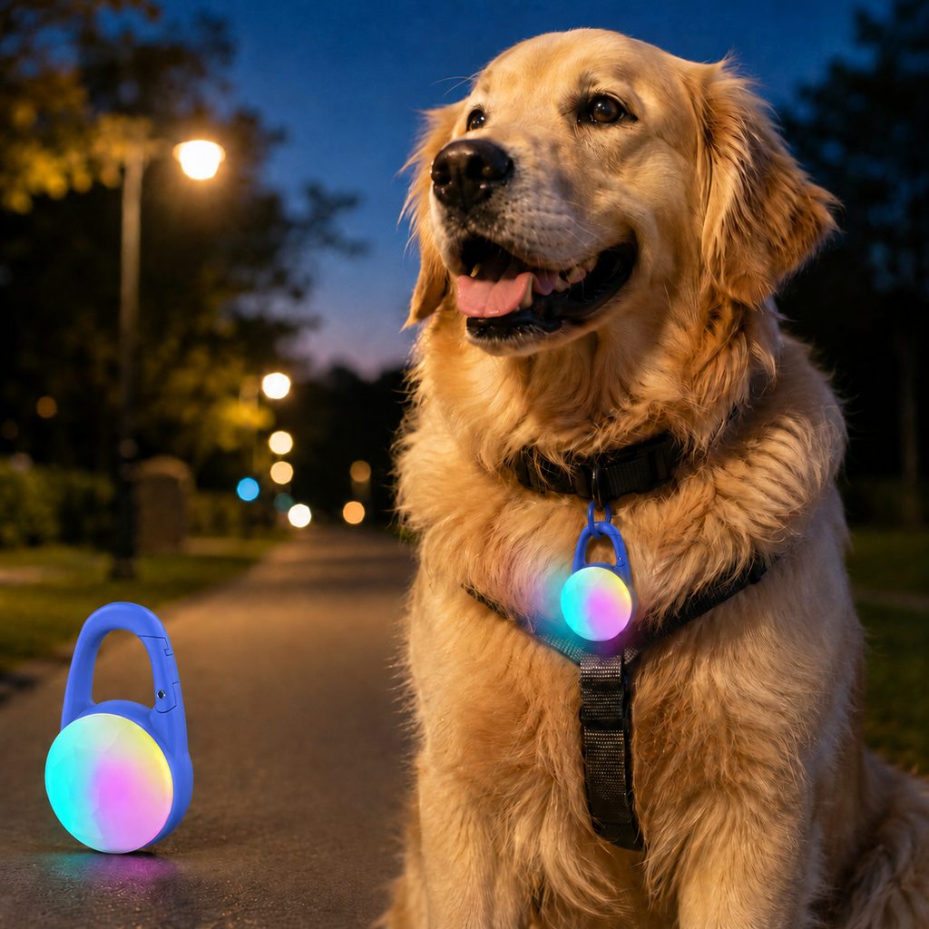 Paws in Awe Rechargeable Clip-On LED Dog Safety Light for Night Walks - Keeps Pets Visible During Evening Walks, Jogging & Outdoor Adventures image 16