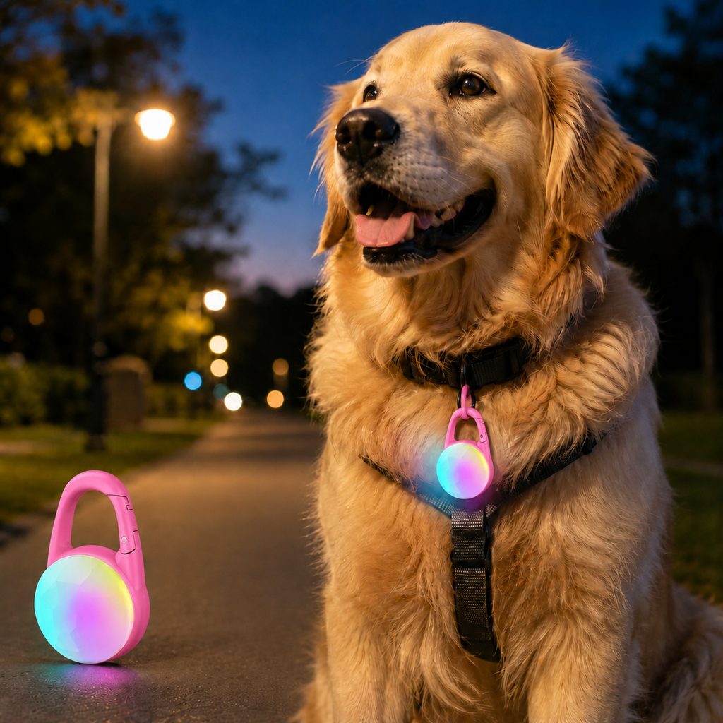 Paws in Awe Rechargeable Clip-On LED Dog Safety Light for Night Walks - Keeps Pets Visible During Evening Walks, Jogging & Outdoor Adventures image 17