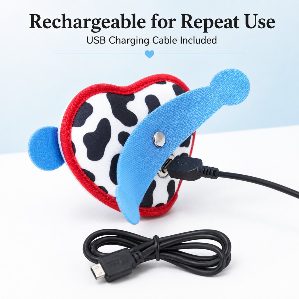Rechargeable heart pet visibility light for evening walks