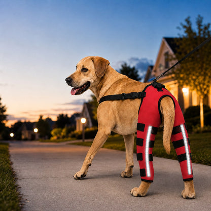 Paws in Awe Reflective Dog Rear Leg Support Brace for Evening Walks & Recovery Comfort image 12