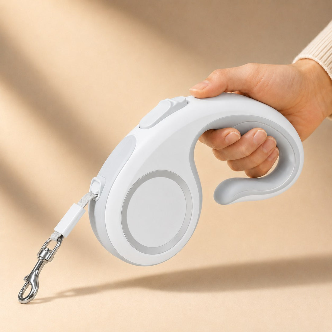 Blue Gray retractable dog leash color option