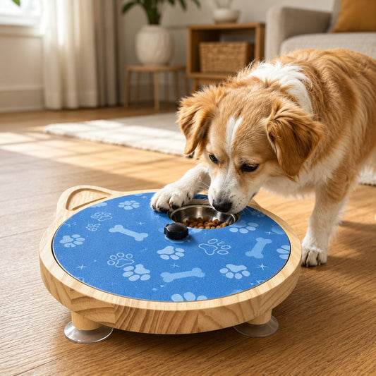 Paws in Awe 2-in-1 Rotating Dog Nail Scratch Board & Treat Puzzle for At-Home Front-Paw Care - Designed for Dogs That Dislike Clippers image 1