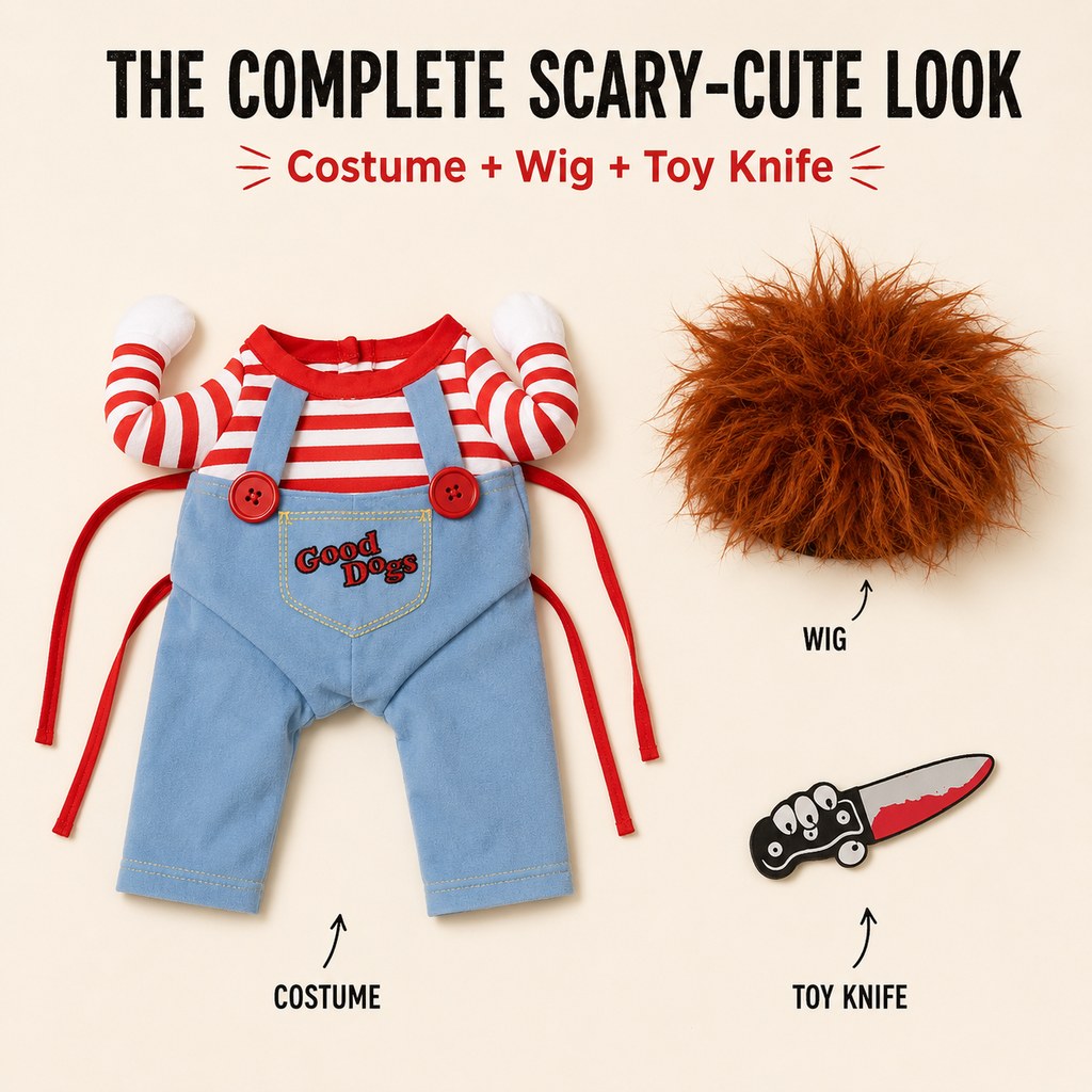 Halloween dog outfit for trick-or-treating and parties