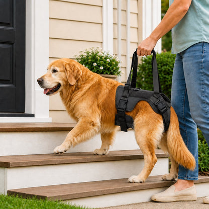 Paws in Awe Rear Support Dog Lift Harness for Stairs, Walks & Recovery - Padded Assist Harness for Senior, Injured & Weak-Hind-Leg Dogs image 10