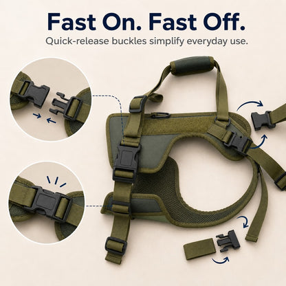 Paws in Awe Rear Support Dog Lift Harness for Stairs, Walks & Recovery - Padded Assist Harness for Senior, Injured & Weak-Hind-Leg Dogs image 7