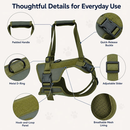 Paws in Awe Rear Support Dog Lift Harness for Stairs, Walks & Recovery - Padded Assist Harness for Senior, Injured & Weak-Hind-Leg Dogs image 8
