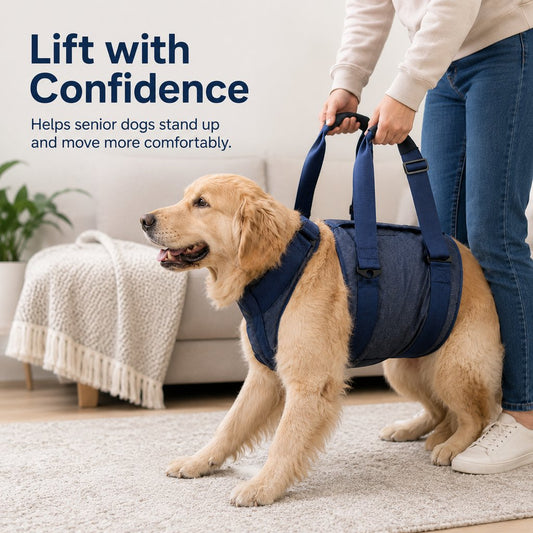 Paws in Awe Senior Dog Lift Harness for Stairs, Cars & Daily Walking - Full-Body Support for Weak Legs image 2
